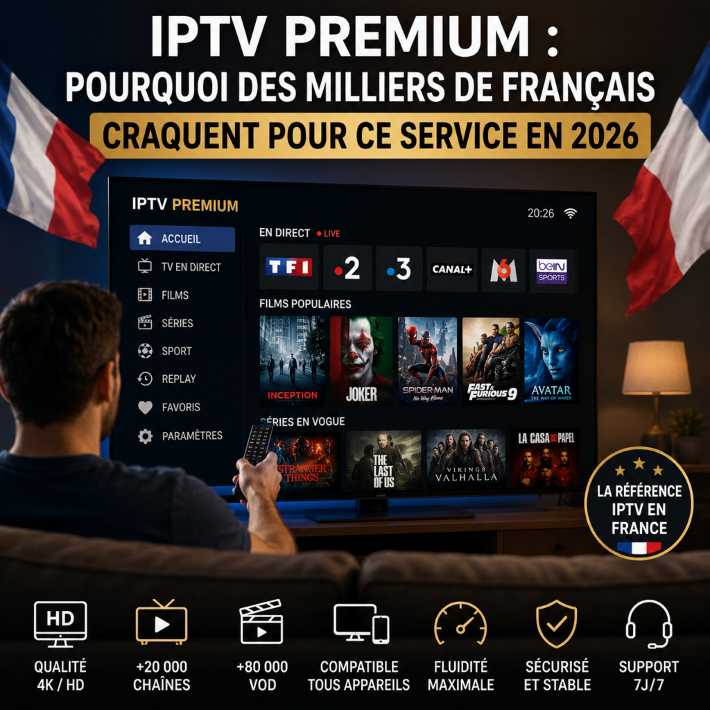 IPTV Premium Pourquoi des milliers de Français craquent pour ce service en 2026